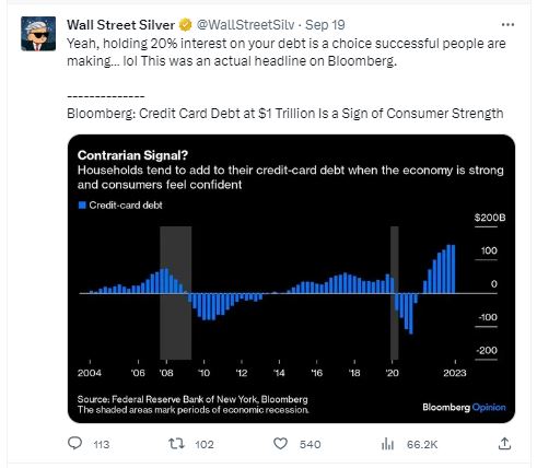 Wall Street Silver - Bloomberg - Record Credit Card Debt is Good.JPG
